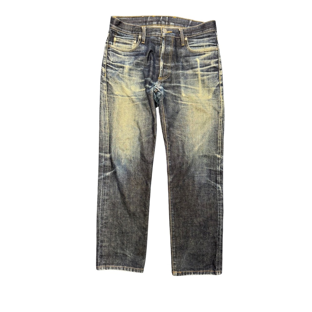 3Sixteen Jeans Men 32 Blue Excellent Raw Japanese Selvedge Denim Made in USA